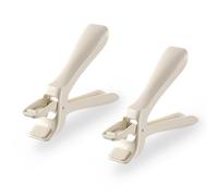 2 PCS Hot Plate Gripper Tongs Anti-Scalding Kitchen Tongs Dish Gripper Clip Bowl for Safely Handling Hot Plates, Bowls, Pizza Pans, Air Fryers, and Microwave Oven Dishes