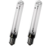 2 Pcs HPS Grow Light Bulbs 600 W, High Pressure Sodium Lamp for Greenhouse Supplemental Lighting, 150 lm/W Efficiency, 590 μmol/s, 24000 Hour Life, Indoor Plant Growth, Explosive-Proof