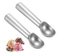 2 Pcs Ice Cream Scoop, Small Ice Cream Scoops, Cookie Scoop for Baking, Heated Ice Cream Scoop, Melon Baller for Hard Ice Cream, Sorbet,Melon Balls