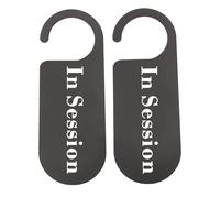 2 Pcs In Session Door Sign For Therapist In Session Sign Welcome Please Come In Sign(In Session H EU)
