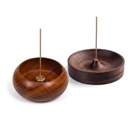 2 PCS Incense Stick Holder, Multipurpose Miniature Wooden Incense Burner, Ideal for Meditation Spaces and Office Environments, Compact Design for Home Decor Enthusiasts