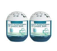 2 Pcs Indoor Air Purification Dust Removal Magic Box, Multi-functional Air Magic Box Cleaner Fragrance, Automatic Dust-Sucking & Long-Lasting, Ues For Any Room