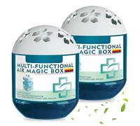 2 Pcs Indoor Air Purification Dust Removal Magic Box, Multifunctional Dust Removal Magic Box, Long-lasting Freshness for Pet Areas, Home