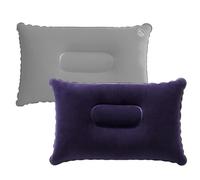 2 Pcs inflatable pillow, Camping Pillow, Blow Up Pillow, Inflatable Pillows for Camping Folding Ultralight Inflatable Pillow travel pillow Back Lumbar Support Pillow for Camping Office Hiking Fishing