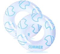 2 Pcs Inflatable Pool Floats -Pool Floats Tubes Pool Tubes- Swim Tubes Inflatable 32" Pool Floats and Rings- Pool Swimming Rings for Adults Summer Beach Pool Party Decor (Fat Fish, 32 inch)