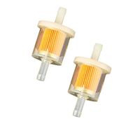 2 PCS Inline Fuel Filter,8mm Fuel Filter Fast Filtration Speed,Universal Filters Fits for ATV Motorcycle Motorbike Lawn Mower Cars Generators Forklifts Marine Engines and More Reusable Accessories