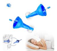 2 Pcs Innovative Inflatable Earplugs, Ultra-Comfy Reusable Noise-Reducing Earplugs, Flexible Ear Plugs, Waterproof Silicone, Suitable for Sleep, Deep Focus, Travel, Noise Sensitivity