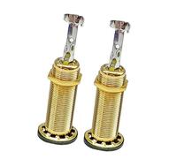 2 Pcs Instrument Plug 6305 Electric Guitar Plug Single Channel Guitar Plug Suitable for Electric Guitar and Bass