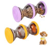 2 PCS Interactive Dog Feeder Toy, Dog Toys For Boredom, Dog Brain Stimulation Toys, Dog Enrichment Toy, Improves Digestion In Dogs，Slow Feeding For Small Medium Breed Pets (Colors That Dogs Can See)