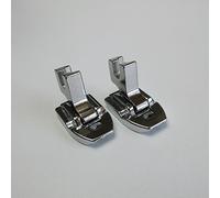 2 PCS Invisible Concealed Zipper Foot Feet Low Shank For Brother Kenmore Janome