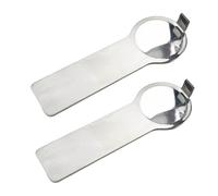 2 Pcs Italian Bracelet Charm Tool Set, Charm Tool for Bracelet Removal Opening, Silver Stainless Steel Adding and Removing Italian Link Charms Tools