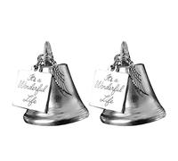 2 Pcs It's A Wonderful Life Ornaments Memorial Angel Wing Ornaments Tree Hanging Decors for Home Decor Pendant Tree Decorations