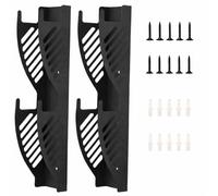 2 Pcs Jack Stand Wall Mount Organizers, Heavy Duty Jack Stand Holders, Solid Steel Vertical Storage Racks, Car Tower Trailer Accessories for Garage, Fit 2 & 3 Ton Jack Stands