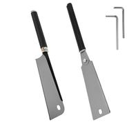 2 Pcs Japanese Pull Saw SK5 High Carbon Steel Blade Double Tooth Handsaw Precision Wood Cutter Tool with Nonslip Handle for Ultra Fine Wood Cutting Perfect Ideal for Woodworking and DIY