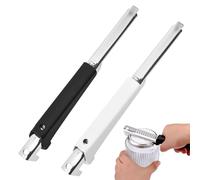 2 Pcs Jar Openers, Easy Grip Can Openers for Weak Hands and Arthritis, Durable Kitchen Tool for Seniors, Restaurants, Outdoor Picnics, Black and White