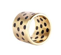 2 Pcs JDB Type Inlaid Graphite Self Lubricating Brass Bushing 15/16mm ID Multiple Sizes(15x21x40mm)