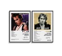 2 PCS Jeff Poster Buckley Grace Music Album Poster Wall Art Canvas Posters Room Decorative Aesthetic Poster Print Decor Posters 20x30inch(50x75cm) Style