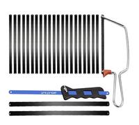 2 Pcs Junior Hacksaw and 24 Pcs Blades, Unique Ridge Design, Easy to Carry, Suitable for Cutting, Construction, Repair, Wood Cutting Tools