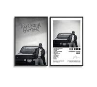 2 PCS Kendrick Poster Lamar Rapper Music Album Wall Art Canvas Posters Room Decorative Aesthetic Print Decor 12x18inch(30x45cm) Style-7