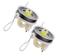 2 Pcs Kevlar Trip Wire on Reusable Reel (85ft), Perimeter Security Alarm with 12 Gauge Kevlar Line