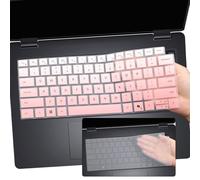2 PCS Keyboard Cover for 2026 2025 Dell Pro 14 PC14250/14255,Pro 14 Plus PB14250/14255,Pro 14 Max MC14250/14255 14'' (NOT FIT Dell Pro Max 14 Premium & Education/Rugged/Essential 14)-OPink+Clear