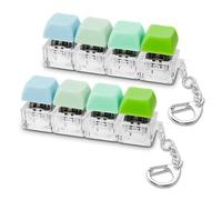 2 Pcs Keyboard Fidget, Funny 4 Buttons Fidget Keyboard, Portable Stress Relief Keyring, Ideal Stress Relief Gifts