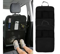 2 pcs Kick Mats Back Seat Protector Kick Protector Waterproof Universal with Adjustable Straps for Vehicles from Stains Scratches Mud Dirt