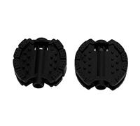 2 Pcs Kids Bike Pedal Plastic Children's Tricycle Bicycle Pedals Child Stroller Front Wheel Foot Pedal Accessories Smooth Riding Experience (Black)
