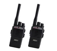 2 Pcs Kids Plastic Walkie Talkie Outdoor Interphone Intercom Toy Gift - Black