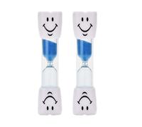 2 Pcs Kids Toothbrush Timer - 2 Minute Hourglass Fun Bathroom and Kitchen Accessories for Dental Hygiene, Kids Habit Education Timer
