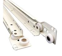 2 Pcs Kitchen Cabinet Der Slides - Exteble Rails for Pull-Out Keyboard Shelf, Smooth Glide Der Track Replacement Kit with Screws for Easy Access