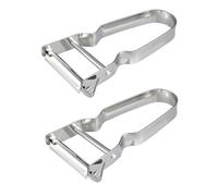 2 Pcs Kitchen Peeler with Peel Collection, Easy Peelers, Fruit Peeler, Stainless Steel Potato Peel for Home Kitchen, Easy Sharp Peel