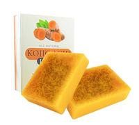 2 Pcs Kojic Acid Soap, 100g Natural Organic Kojic Acid and Turmeric Soap for Deep Facial & Body Skin Cleaning, Vitamin C Turmeric Kojics Soaps for Even Skin Tone, Smooth Skin