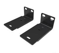 2 PCS L-Shaped Wall-Mount Soundbar Bracket, Soundbar Brackets, Height Adjustable for All Types Walls, Easy to Install Below TV