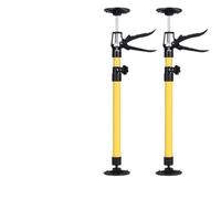 2 Pcs Labor-Saving Telescopic Steel Support Rod Cabinet Jacks Drywall Construction Tool extensible Hand Lifting Jack for Supports(30-59cm)