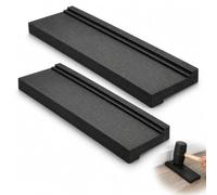 2 Pcs Laminate Flooring Tool, Tapping Block for Vinyl Plank Flooring, Universal Tapping Block with 3 Different Edges, Composite Floor Gap Closer for Laminate Wood Floor Installation