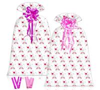 2 Pcs Large Gift Bags Jumbo Gift Bags for Giant Gift, 48"x 36" Oversized Gift Bags Extra Large Gift Bags Bike Gift Bags with 2 Pcs Pull Bows for Huge Birthday Presents Baby Shower Child's Gender