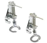 2 PCS Large Metal Darning/Free Motion Sewing Machine Presser Foot for Most Low Shank Brother Singer Janome Babylock and More Sewing Machines - Include Close Toe, Open Toe Foot