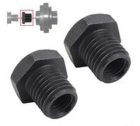 2 Pcs Lathe Spindle Adapter, Wood Turning Lathe Headstock Spindle Chuck Adapter M18X2.5 to 1-8TPI Tool