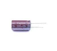 2 Pcs Leaded Aluminum Electrolytic Capacitor 2200uF 35V Radial 16x31.5mm Electronic devices