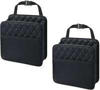 2 Pcs Leather Car Backseat Organizer for Renault Scénic E-Tech 2024-2026 | Premium leather car backseat organizer Large capacity with multi pockets Doubles as a mini trash can to maximize space