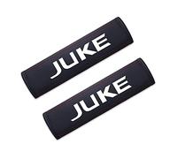 2 Pcs Leather Car Seat Belt Pads, for Nissan JUKE Car Seat Belt Covers Shoulder Pad Soft Comfort Shoulder Protection Accessories,White1