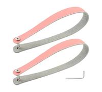 2 Pcs Leather Pull Strap For Bike Folding Bike Carriers Block Bicycles Carriers Block Pull Belt Handle Accessories Quick Release Handle Bicycles Belt