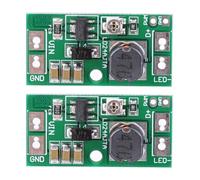 2 Pcs LED Driver Board DC to DC Buck Constant Current Converter Adjustable PWM Controller for LED Strip Light DC6-25V