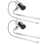 2 Pcs Led Frame Light Strip, Bright 5-Color, 8 Modes, 9.4 In, Usb Rechargeable, Waterproof, Front And Rear Wheel Decor