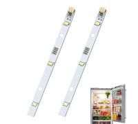 2 PCS LED Fridge Light Strip for RONGSHENG HISENSE E349766 MDDZ-162A 1629348 1529227 Kenwood KIFF5017 KIFF5020 KIFF7017 KIFF7020 KSBNDIX18, Refrigerator Light Bar Replacement DC 12V 2W Cool White Lamp