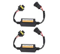 2 Pcs LED Headlight Decoder Anti Flickering Harness, Canbus Error Resistor Canceller and Capacitor for Vehicles with H8, H9, H11 Connectors, Solve Bulb Burnout and OBC Warning