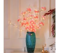 2 PCS LED Lighted Twig Branches 40 LED Beads Warm White Colored Battery Operated Decorative Branch Lights for Vase Bedroom Restaurant Coffee Bar Library Party Photo Background 70CM