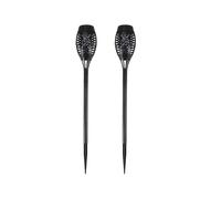 2 Pcs LED Solar Flame Light Lamp Flickering Waterproof Garden Decoration Landscape Lawn Lamp Path Lighting Torch Outdoor