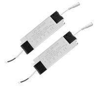 2 Pcs LED Transformer 12V 25-40W, Ultra Slim 12V LED Driver 85-265V AC to 72-144V DC 300mA,Low Voltage led Power Supply Constant Voltage for Strip Lights, Display and G4, MR11, MR16 Light Bulbs